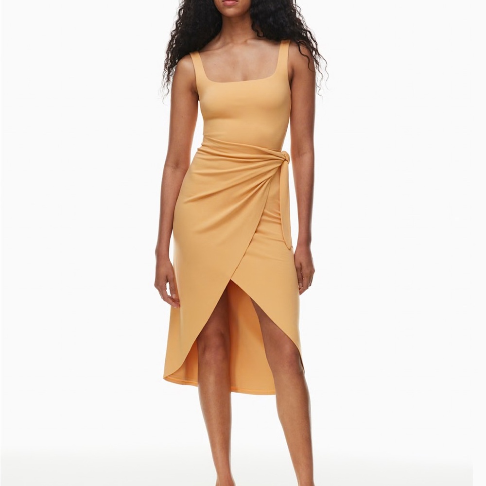 Wilfred Saturn Midi dress from Aritzia Amber Wrap Midi